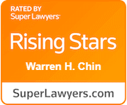 Rated by Super Lawyers Rising Stars Warren H. Chin SuperLawyers.com